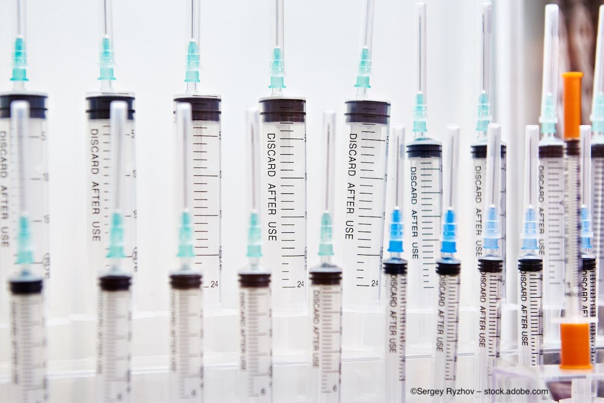 Syringes of various sizes, stored in a clinic. Image credit: ©Sergey Ryzhov – stock.adobe.com
