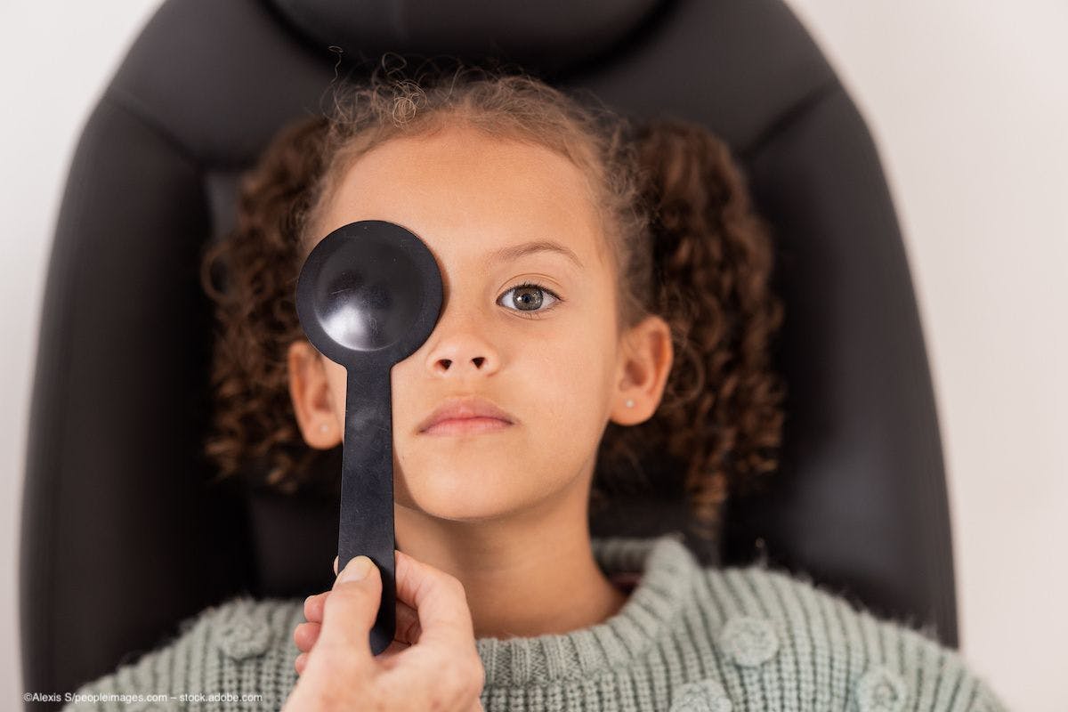 A young girl undergoes an eye exam. Image credit: ©Alexis S/peopleimages.com – stock.adobe.com