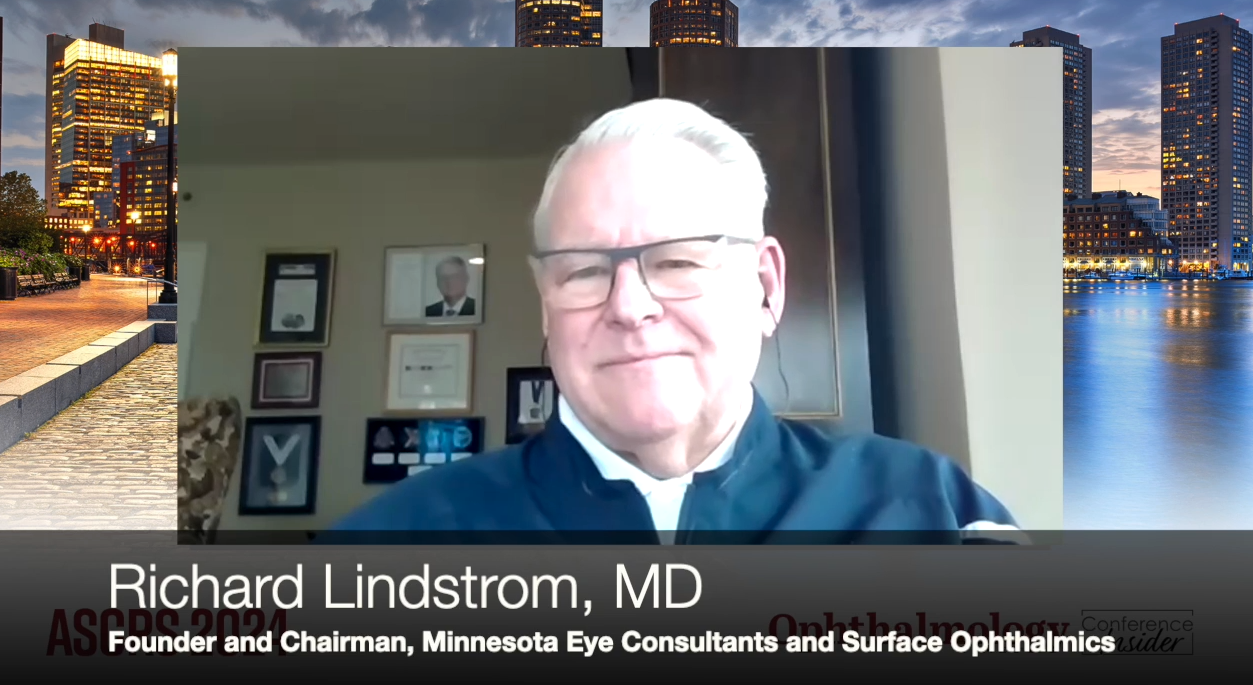 Dr Richard Lindstrom, Chairman of Surface Ophthalmics and founder of Minnesota Eye Consultants, speaks about ASCRS