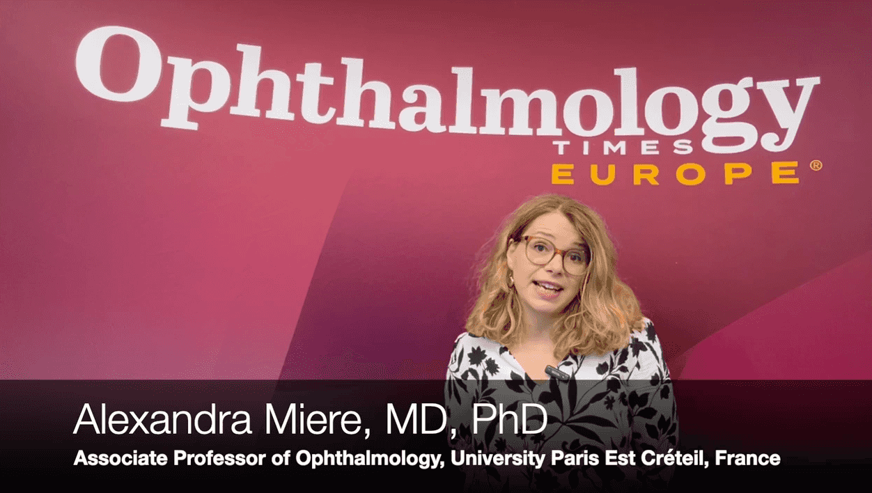 Alexandra Miere, MD, PhD, Associate Professor of Ophthalmology, University Paris Est Créteil, France, speaks at EURETINA