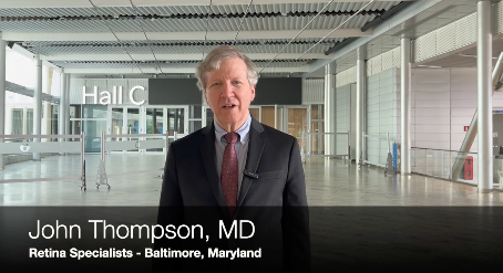 John T. Thompson, MD, discusses his presentation at ASRS, Long-Term Results of Macular Hole Surgery With Long-Acting Gas Tamponade and Internal Limiting Membrane Peeling