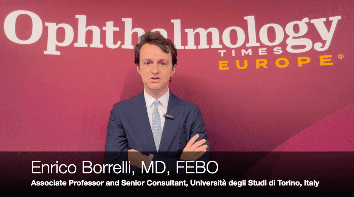 Enrico Borrelli, MD, FEBO, speaks at EURETINA