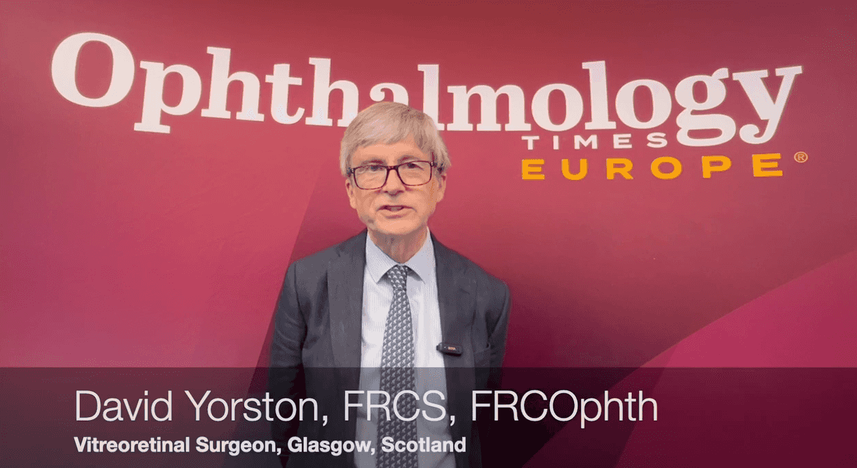 David Yorston, FRCS, FRCOphth, discusses his EURETINA keynote lecture 