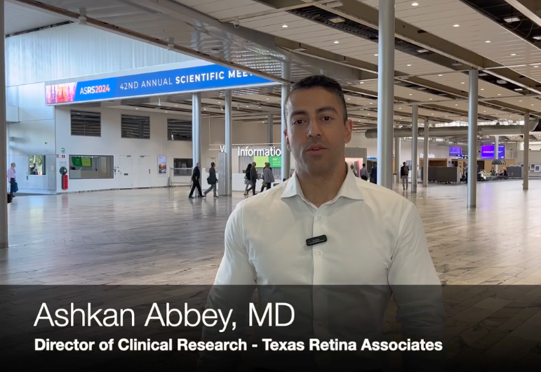 Ashkan Abbey, MD, speaks about his presentation on the the CALM registry study, the 36-month outcomes of real world patients receiving fluocinolone acetonide 0.18 mg at the annual ASRS meeting in Stockholm, Sweden.