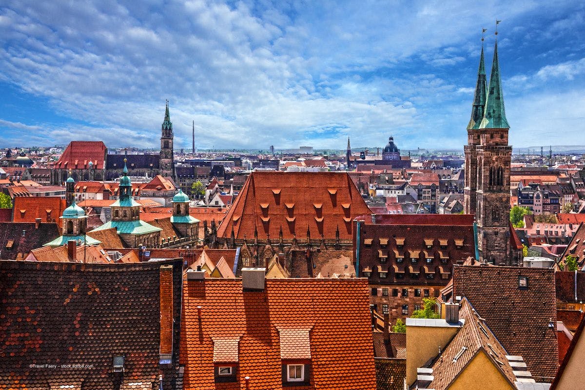A cityscape of older buildings in historic Nuremberg, Germany. Image credit: ©Travel Faery – stock.adobe.com
