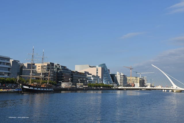 A view of the Convention Centre Dublin from the River Liffey. Image credit: ©Alexander – stock.adobe.com