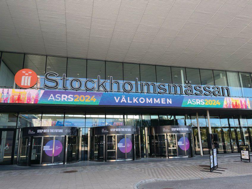 Attendees are welcomed to Stockholmsmässan Convention Centre in Stockholm, Sweden. (Image courtesy of Sydney Crago)