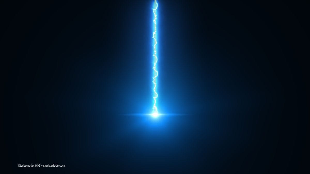 A laser beam in the dark. Image credit: ©turbomotion046 – stock.adobe.com