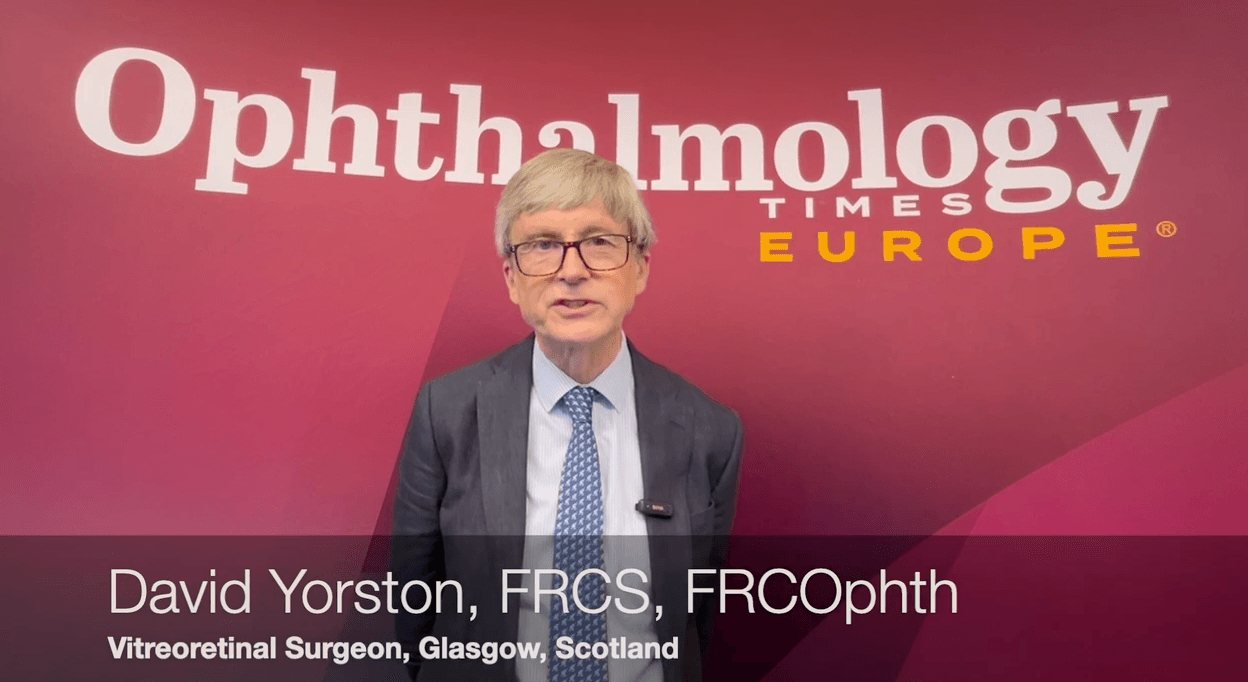 David Yorston, FRCS, FRCOphth, discusses his EURETINA keynote lecture 