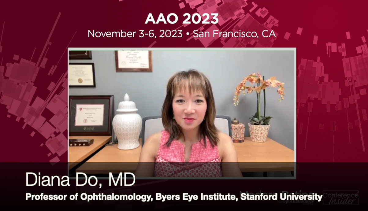 Diana Do, MD, Professor of Ophthalmology, Byers Eye Institute, Stanford University, discusses the PHOTON study results as presented AAO