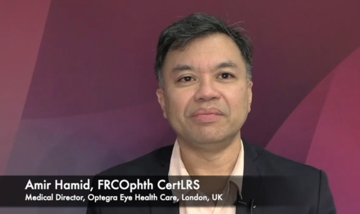 ESCRS 2023: Dr Amir Hamid praises the wide range of technologies on view