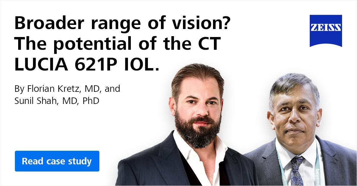 Potential for achieving broader range of vision with a monofocal IOL – Preliminary findings in patients implanted with the ZEISS CT LUCIA 621P® IOL