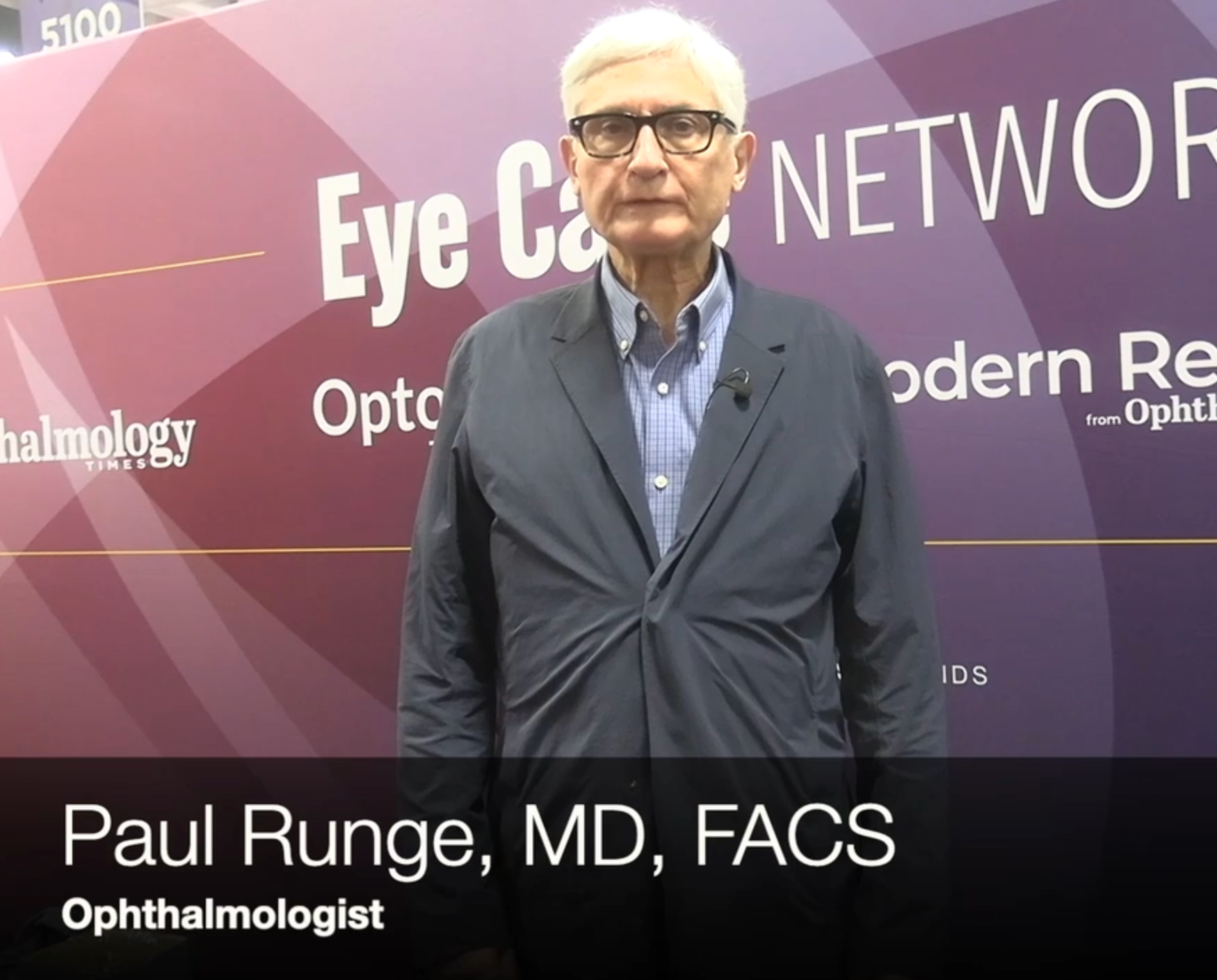 AAO 2023: Paul Runge speaks about treating retinopathy of prematurity in Ukraine 