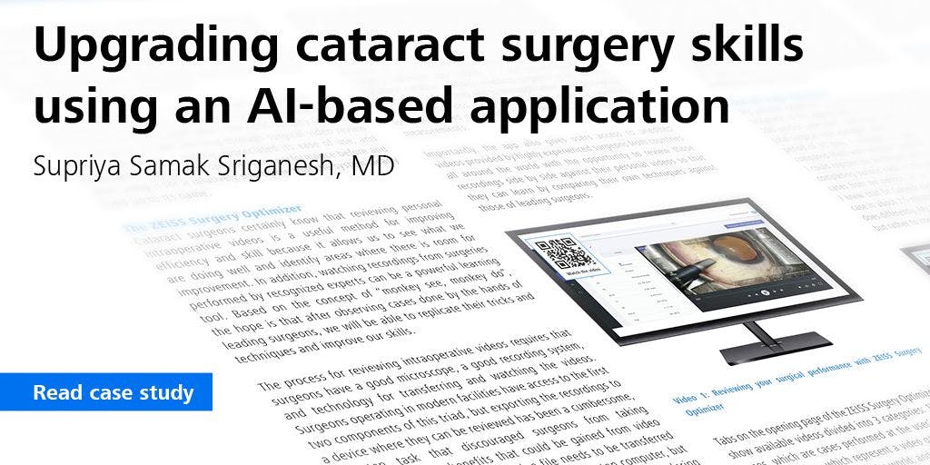 Upgrading cataract surgery skills –  Unlocking the full potential of surgical video review using an AI-based application