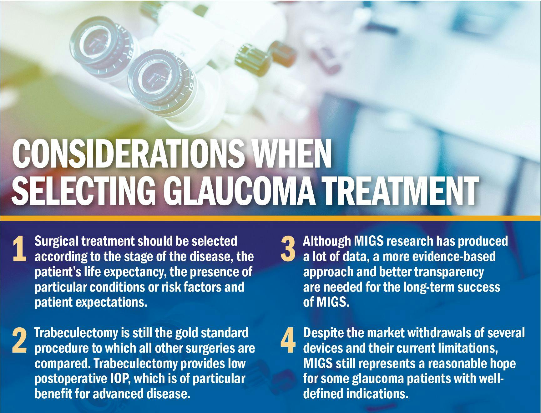 selecting glaucoma treatment