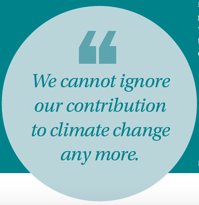 We cannot ignore our contribution to climate change anymore Tunde Peto