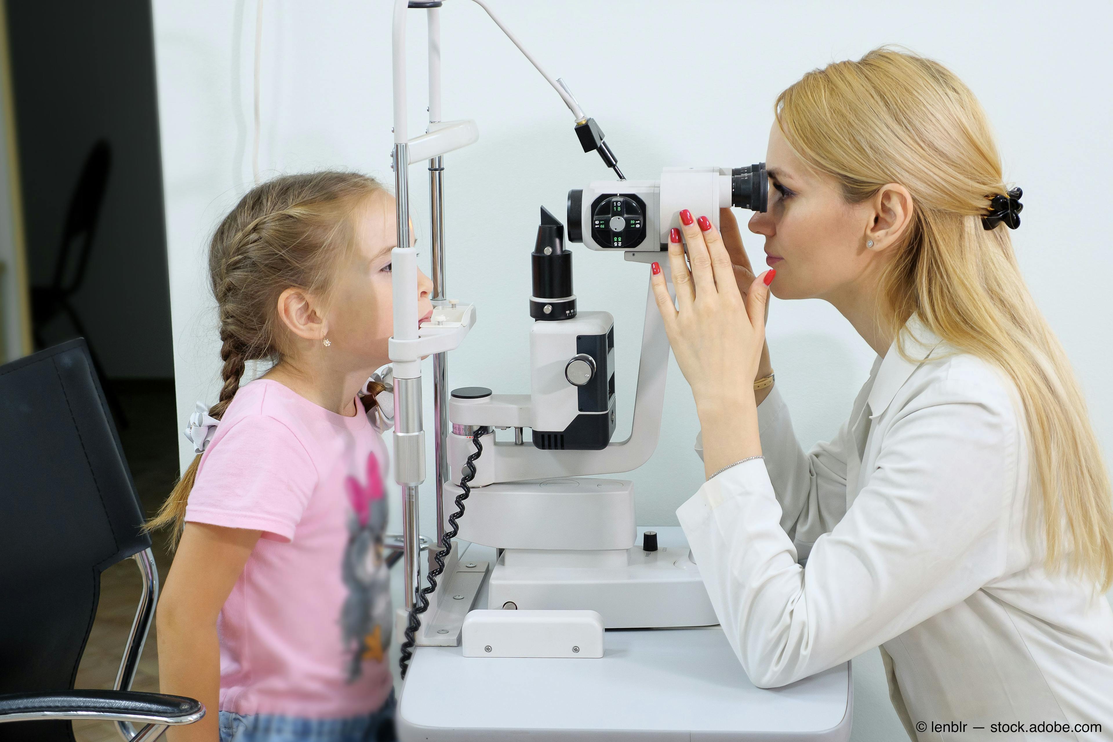 Pediatric eye patient 