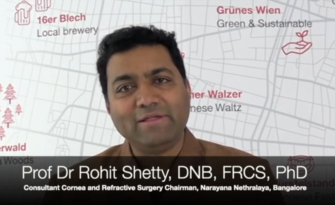 ESCRS 2023: Talking next-generation femtosecond lasers for corneal refractive surgery with Prof Rohit Shetty 