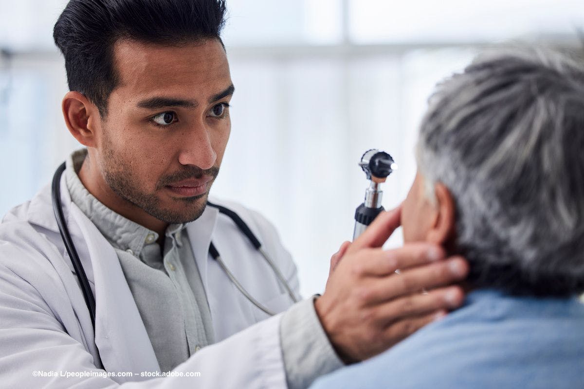 An optometrist examines an elderly patient's eyes. Image credit: ©Nadia L/peopleimages.com – stock.adobe.com