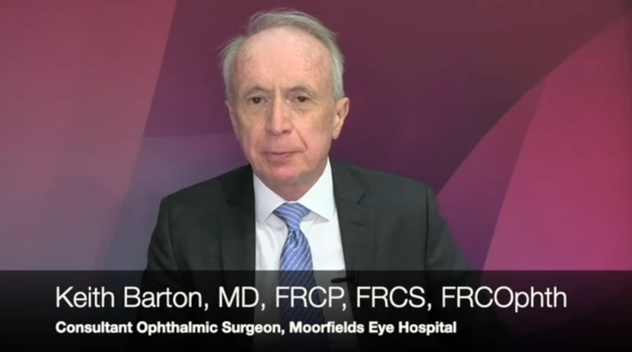ESCRS 2023: Data-driven innovation in the glaucoma space with Keith Barton