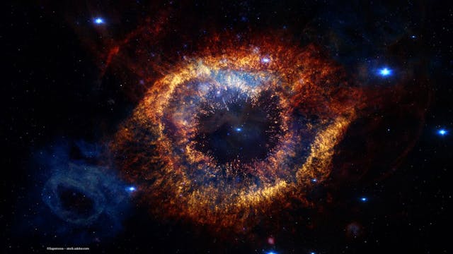 The Helix Nebula, also known as the God's Eye Nebula. Image credit: ©Supernova – stock.adobe.com