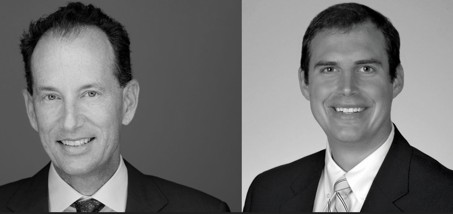 David Wirta, MD, left, and George N. Magrath, MD, MBA, MS, right
