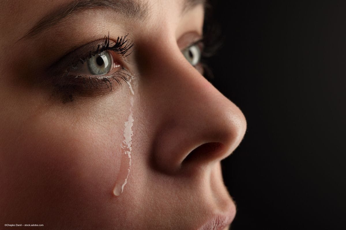 A single tear on a person's face. Image credit: ©Chepko Danil – stock.adobe.com